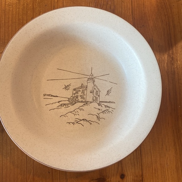 French stoneware Va Au Lave- Vaiselle fishing village Set of 4 - handmade. - Picture 5 of 14